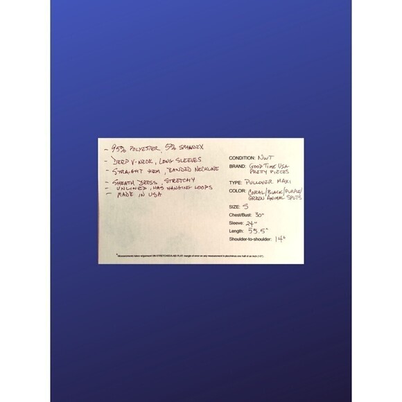 PRETTY PIECES Lagreta Leopard Spots MAXI Dress, CORAL/MULTI, Size Small, NWT - Picture 10 of 10